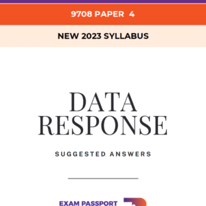 A2 Data Response Suggested Answers