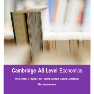 AS Microeconomics Topical Past Papers MCQ 2004-2022