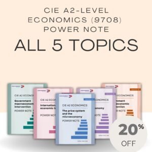 CIE A2-Level Economics Power Note — Full Syllabus Bundle