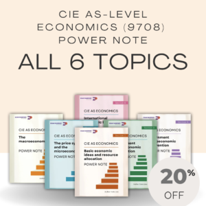 CIE AS-Level Economics Power Note — Full Syllabus Bundle